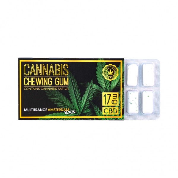 Chewing-gum Cannabis Eucalyptus Menthe