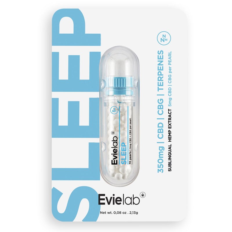 Evielab Sleep Isolat de CBD 70 perles aux canabinoïdes